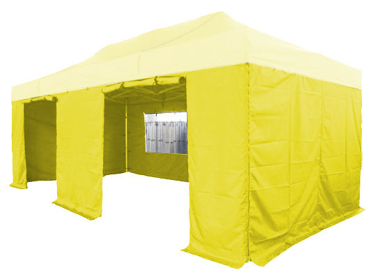3m x 6m Extreme 40 Instant Shelter Sidewalls Yellow Main Image