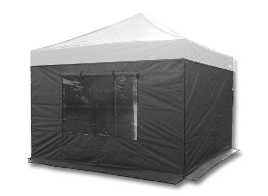 3m x 3m Compact 40 Instant Shelter Sidewalls Black Main Image