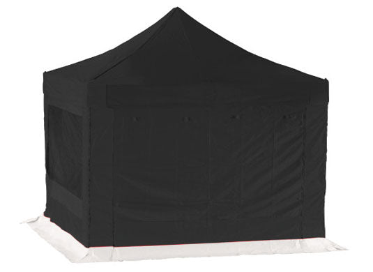 4m x 4m Extreme 50 Instant Shelter Pop Up Gazebos Black Image 14
