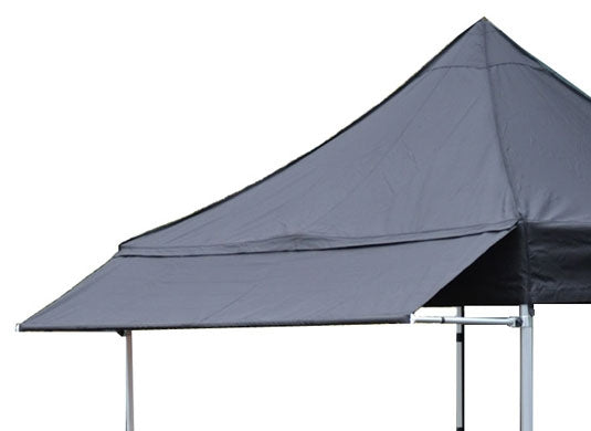 3m x 3m Extreme 50 Black Rain Awning Canopy