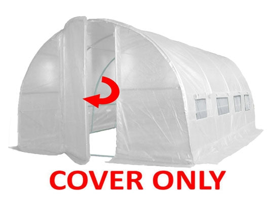4m x 3m Pro+ White Poly Tunnel Replacement Cover Main Image