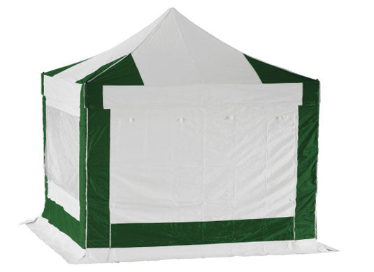 4m x 4m Extreme 50 Instant Shelter Pop Up Gazebos Green/White Image 13