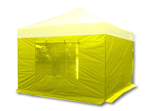 3m x 3m Compact 40 Instant Shelter Sidewalls Yellow Main Image