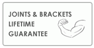 Joints & Brackets Lifetime Guarantee
